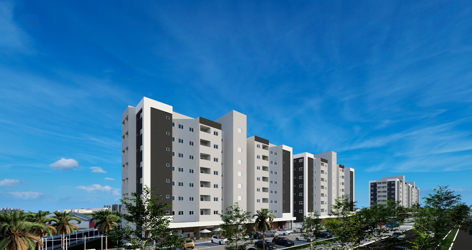 Vista geral do residencial da opção imobiliária selecionada 03